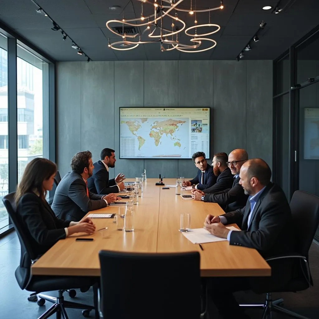 Equipo de InverFinanzas en oficina moderna de Buenos Aires